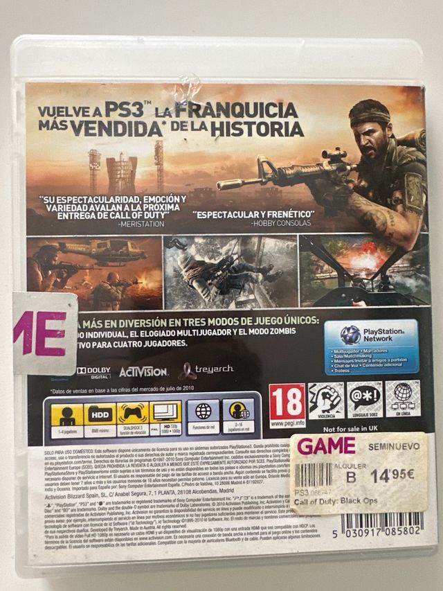 Call of duty black ops ps3