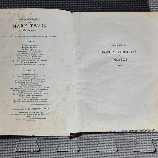 Mark Twain.Novelas Completas y Ensayos I