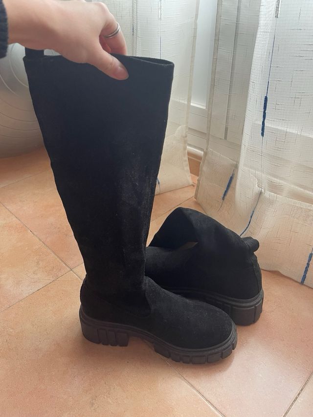 Botas altas antelina
