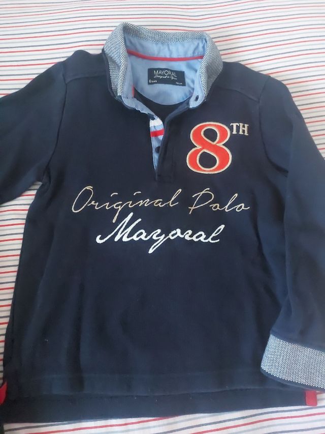 Lote 2 polos MAYORAL TALLA 6 116 CM
