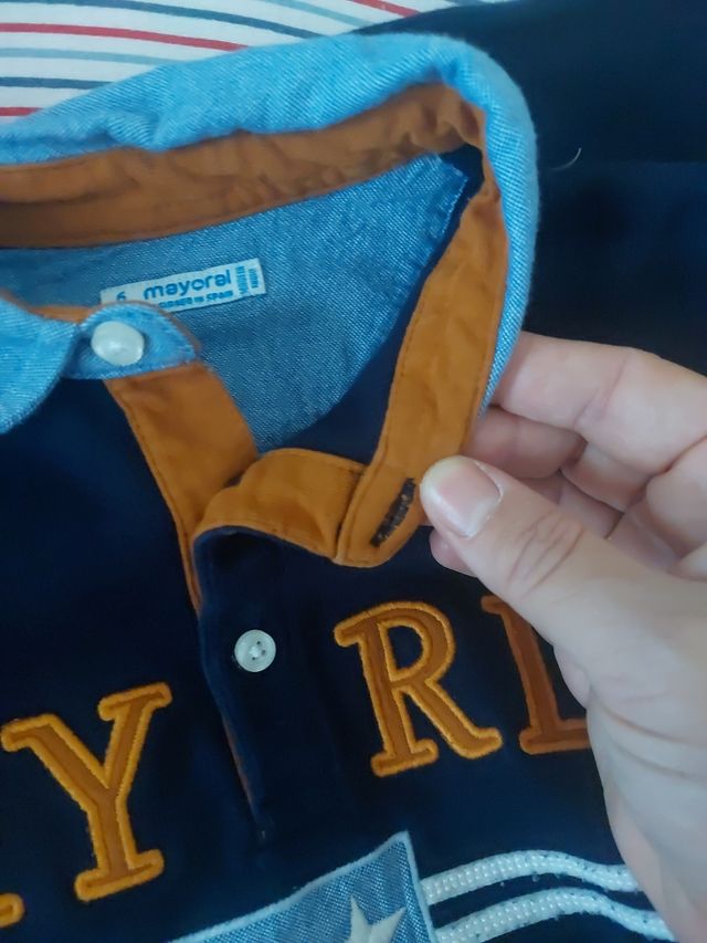 Lote 2 polos MAYORAL TALLA 6 116 CM