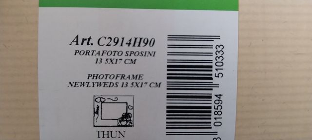 Thun - portafoto sposini nuovo