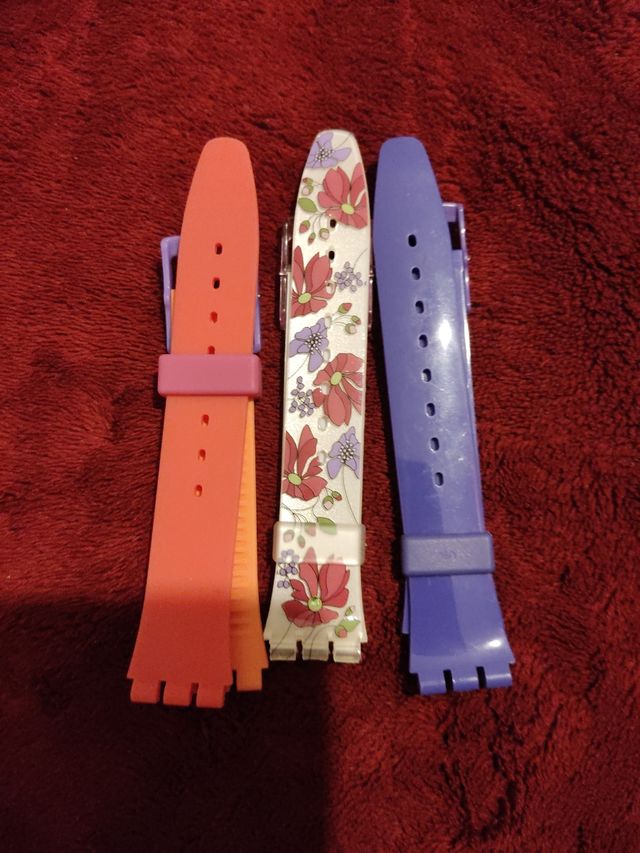 Correa para reloj marca Swatch 17 mm.