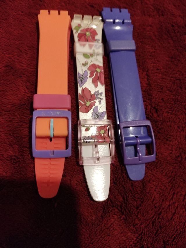 Correa para reloj marca Swatch 17 mm.