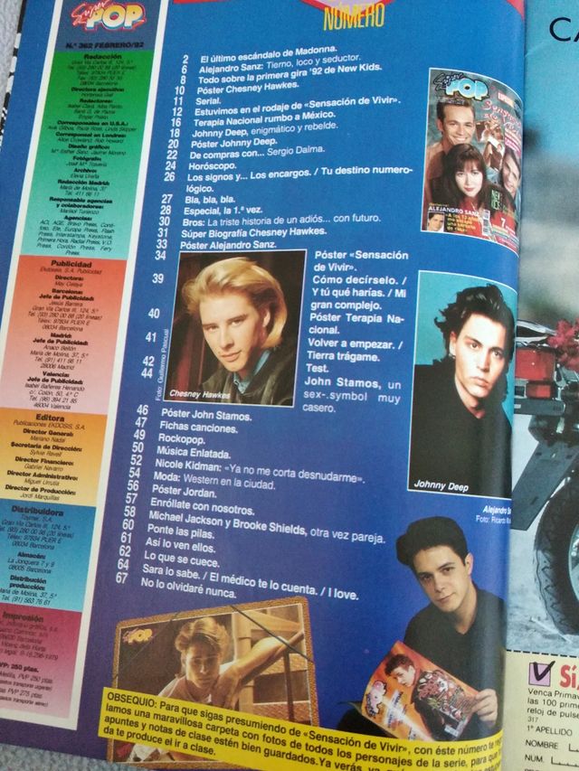 Super POP. Sensación de Vivir. 1992