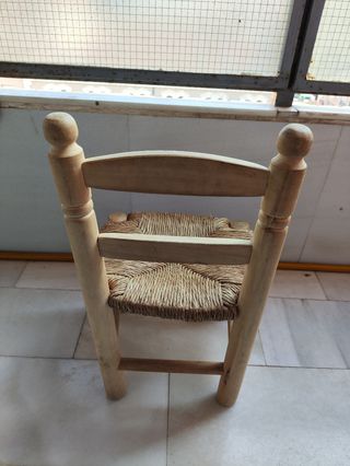 Silla de mimbre