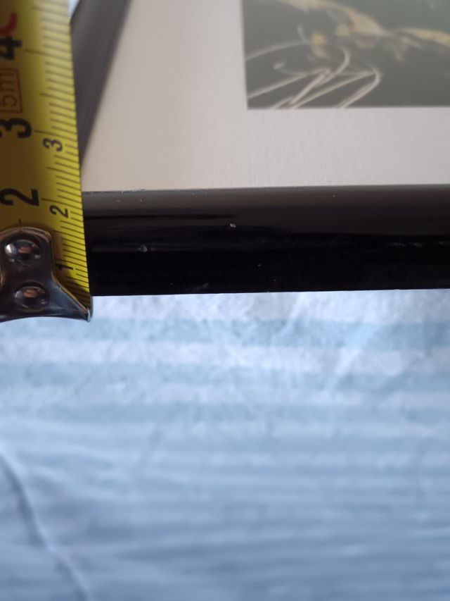 Quadro  con cornice tecnica arte moderna