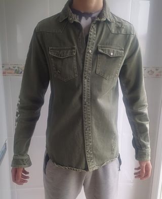 Sobrecamisa vaquera Zara