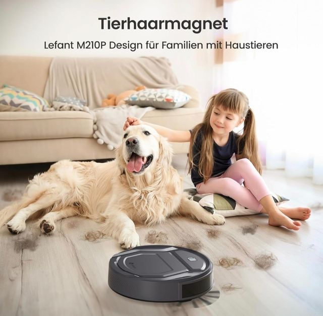 LEFANT Robot aspirapolvere con telecomando, 2200
