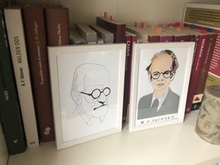 Freud y Skinner. Arte Psicología Uned Despacho