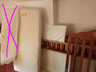 Lettino MIBB + Materasso + Cuscino