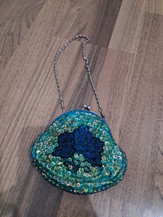 Bolso fiesta lentejuelas vintage