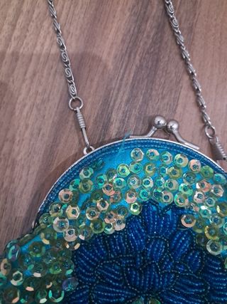 Bolso fiesta lentejuelas vintage