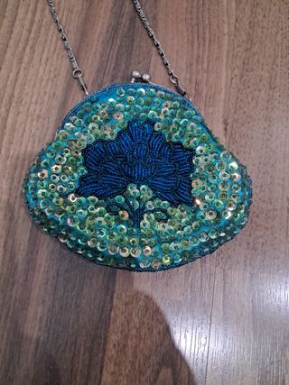 Bolso fiesta lentejuelas vintage