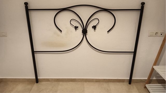 Cabecero de hierro forjado