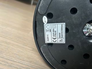 Lampada a terra nera opaca