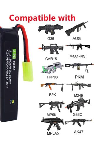 Batería para pistolas juegos