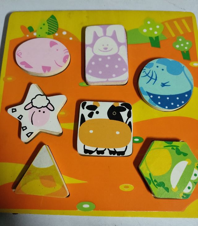 Encajables madera niños