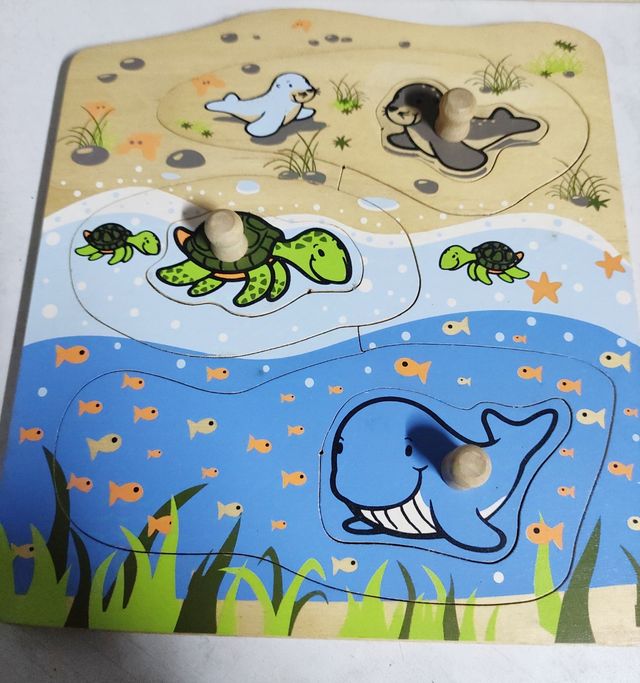 Encajables madera niños