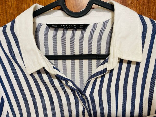 Camisa de rayas de Zara Basic