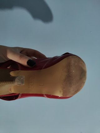 Zapatos rojos tacón