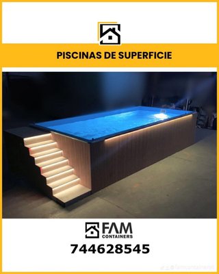 Piscina modular sin obra 7x3