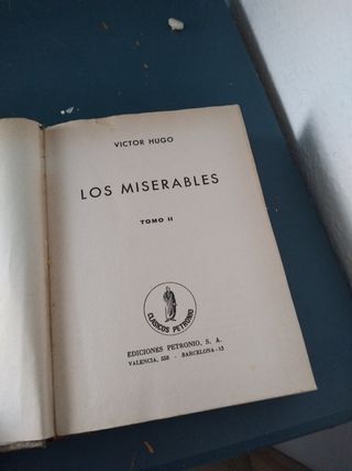 Libro los miserables Victor hugo 4 y 5