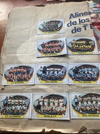 Album de cromos de futbol