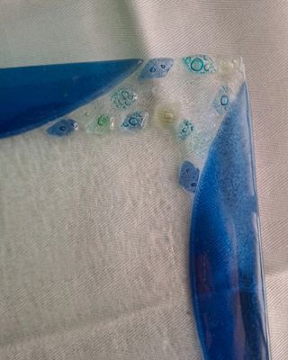 Piatto vetro rettangolare