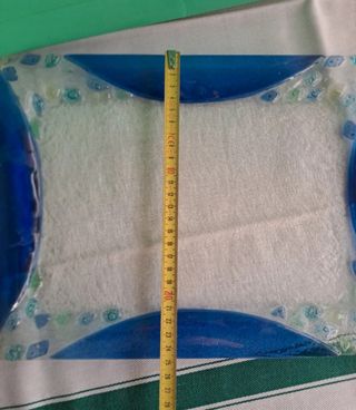 Piatto vetro rettangolare