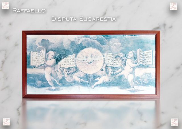 Quadro Raffaello Sanzio LA DISPUTA EUCARESTIA