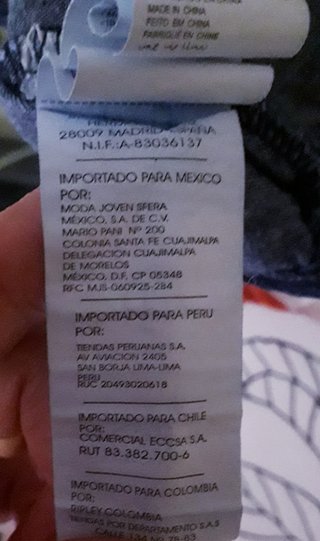 Vestido vaquero niña