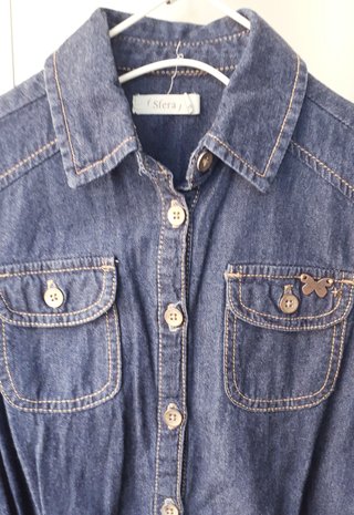 Vestido vaquero niña