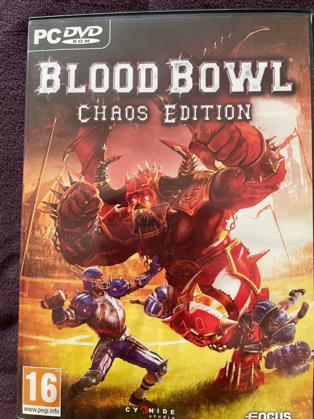 PC game DVD Blood Bowl Chaos Edition