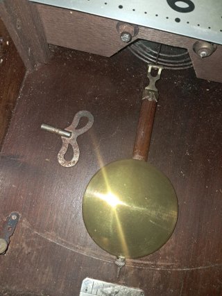 Reloj de pared Batay antiguo siglo pasad
