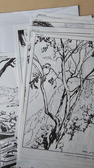 Láminas de dibujo Emilio Freixas