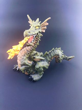 Schleich Cavaliere da torneo+PAPO Drago sputafuoco