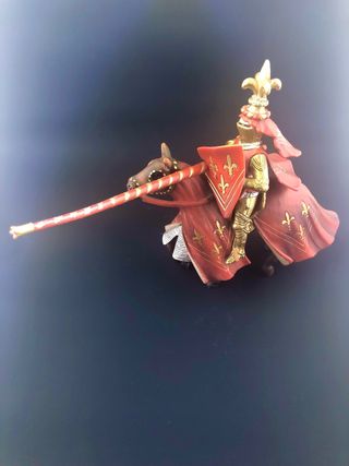 Schleich Cavaliere da torneo+PAPO Drago sputafuoco