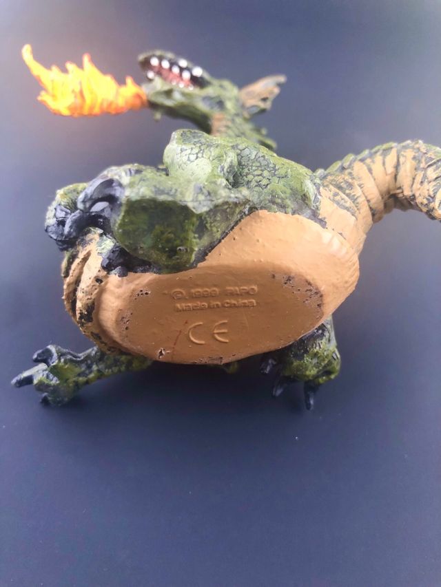 Schleich Cavaliere da torneo+PAPO Drago sputafuoco