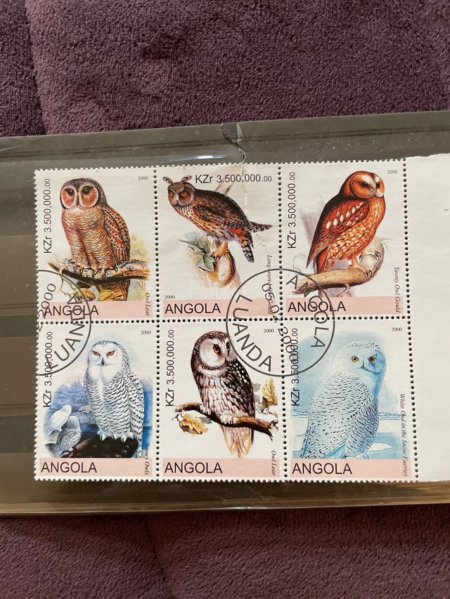 Postage stamps from Angola