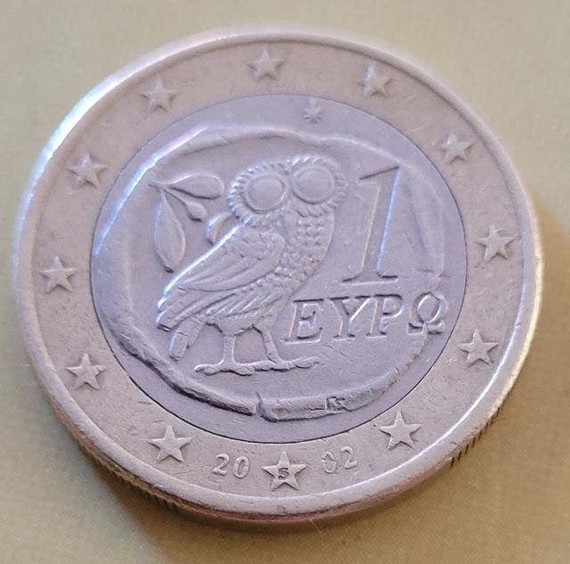 Moneda: 1 € Grecia 2002 "S"