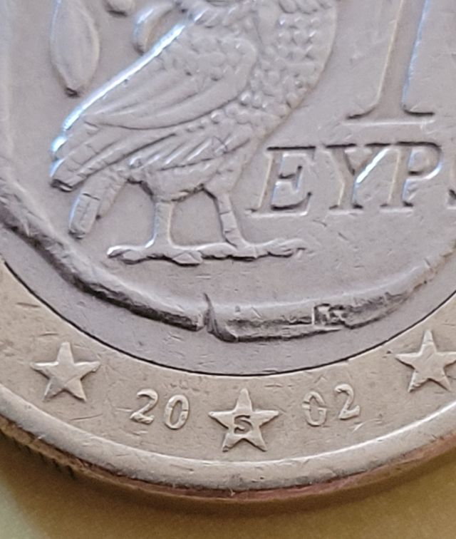 Moneda: 1 € Grecia 2002 "S"