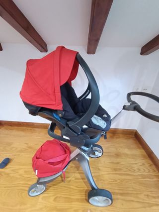 Capazo, silla y cuco Stokke Xplory
