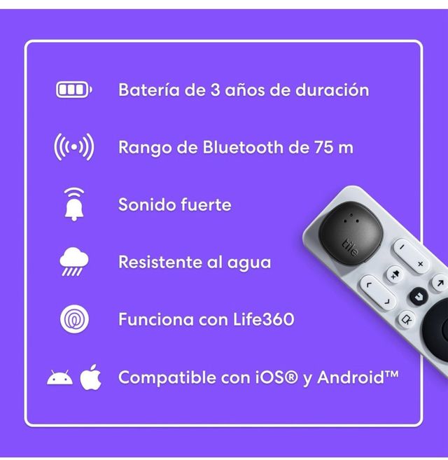 Localizador de Carteras, localizador Bluetooth