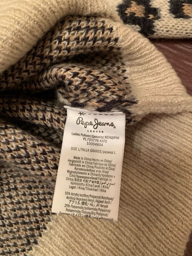 Jersey Pepe Jeans animal print mujer