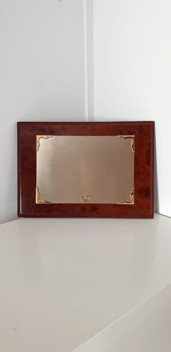 TARGA COMMEMORATIVA IN LEGNO