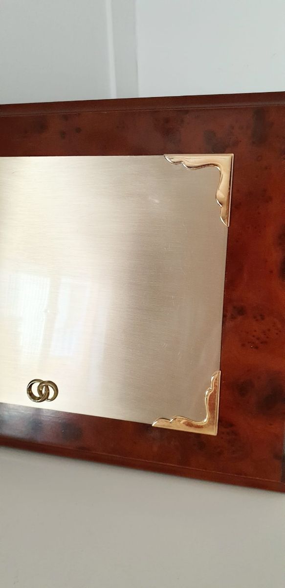 TARGA COMMEMORATIVA IN LEGNO