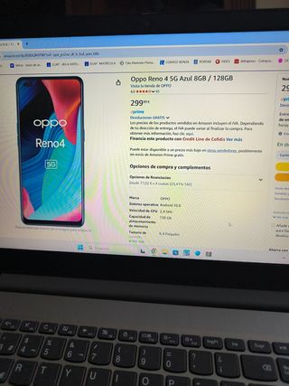 Teléfono móvil Oppo reno 4 5g