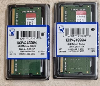 Memoria RAM Kingston DDR4 4GB