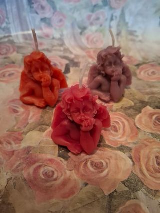3 candele profumate angeli